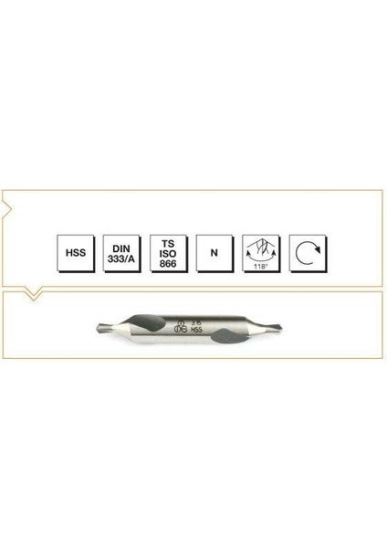 Hss Dın 333/A Punta Matkabı 1mm