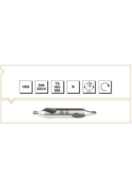 Hss Dın 333/A Punta Matkabı 1,25MM