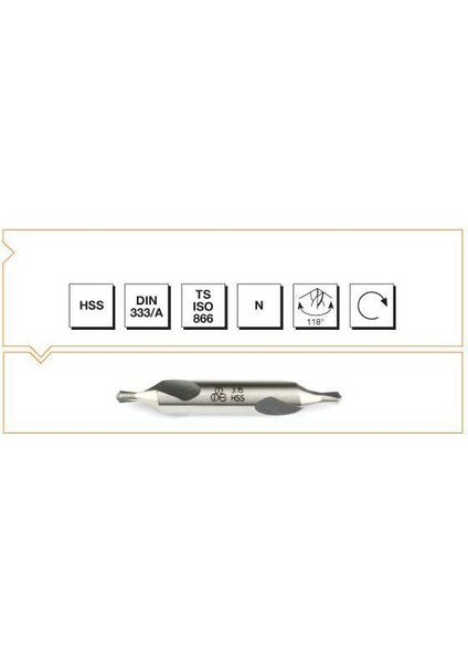 Hss Dın 333/A Punta Matkabı 2,5mm