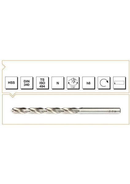 Hss Dın 340RN 3,7 mm Matkap Ucu