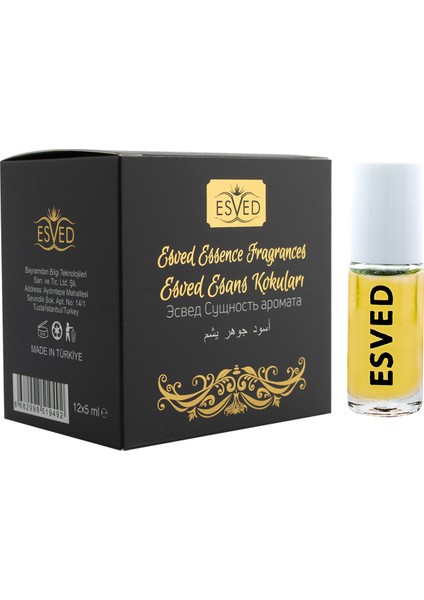 Safa Merve Kokusu Parfüm Esansı Alkolsüz Esans 5ml. 12'li Paket