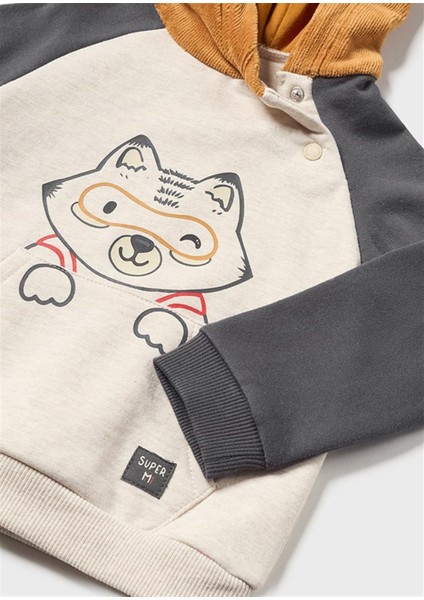 Erkek Bebek Kadife Pantolon ve Swatshirt Takım modelleri