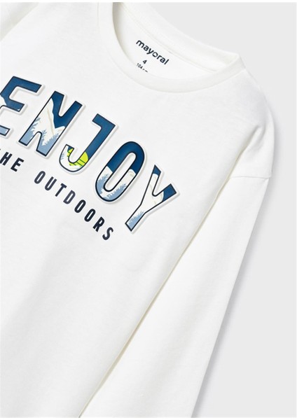 Erkek Çocuk Kabartma Baskılı Sweatshirt modelleri