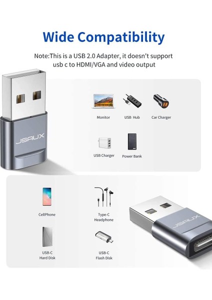 Usb-C To Usb-A Çevirici Dönüştürücü Adaptör DC0005