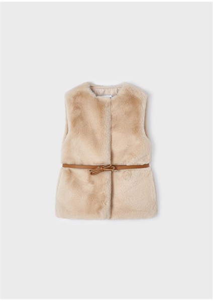 Kız Çocuk Kemerli Peluş Yelek fiyatları