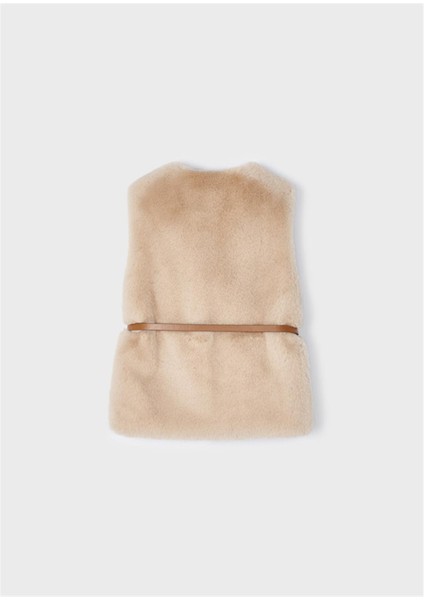 Kız Çocuk Kemerli Peluş Yelek modelleri