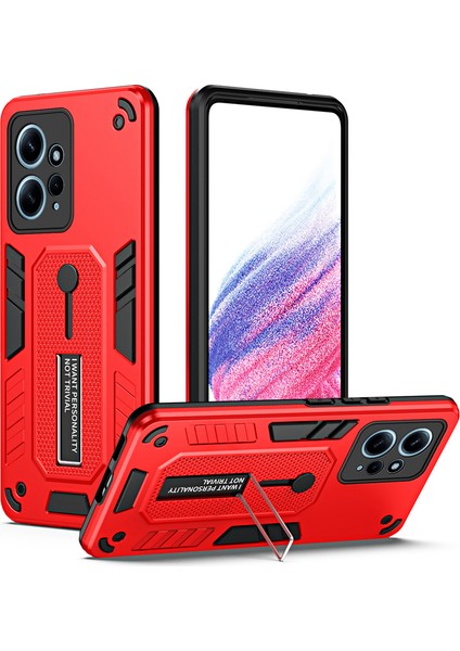 For Poco X5 5g Görünmez Braket Zırh Ağır Koruma Cep Telefonu Kılıfları (Yurt Dışından)