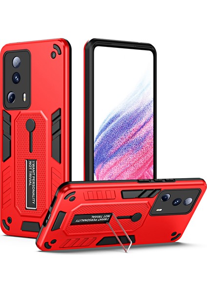 For Xiaomi 13 Lite Görünmez Braket Zırh Ağır Koruma Cep Telefonu Kılıfları (Yurt Dışından)