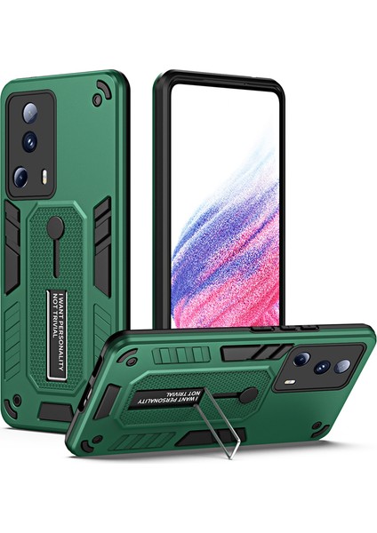 For Xiaomi 13 Lite Görünmez Braket Zırh Ağır Koruma Cep Telefonu Kılıfları (Yurt Dışından)