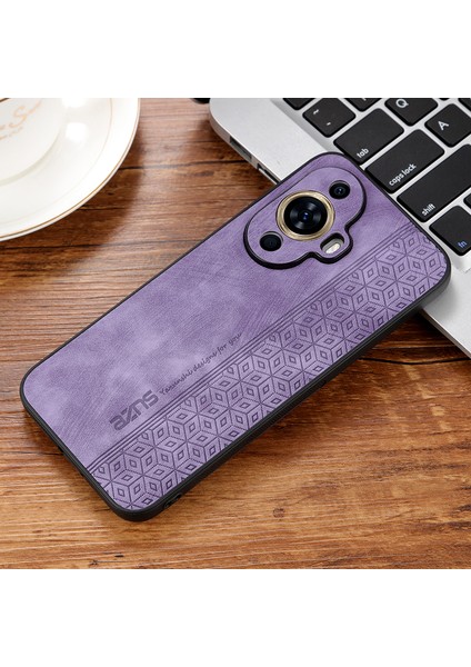 Huawei Nova 11 Pro Için Uygun Kabartmalı Desen Retro Cep Telefonu Kılıfları (Yurt Dışından)