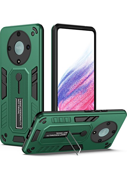 For Honor X8A 2023 Görünmez Braket Zırh Ağır Koruma Cep Telefonu Kılıfları (Yurt Dışından)