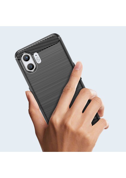 Nothing Phone 2 Için Uygun Ovma Fırçalanmış Yumuşak Cep Telefonu Kılıfları (Yurt Dışından)
