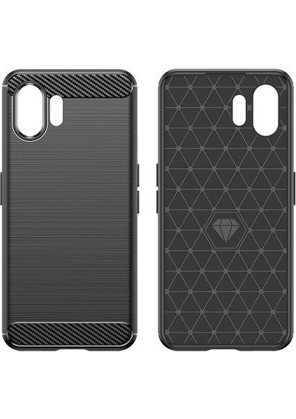 Nothing Phone 2 Için Uygun Ovma Fırçalanmış Yumuşak Cep Telefonu Kılıfları (Yurt Dışından)