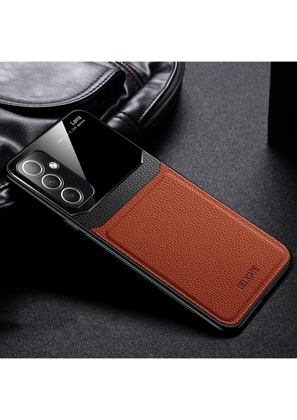 Samsung Galaxy M14 5g Için Uygun Iş Tarzı Deri Desen Cep Telefonu Kılıfları (Yurt Dışından)
