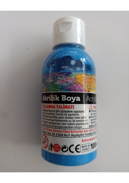 Akrilik Boya 100 gr Açık Mavı