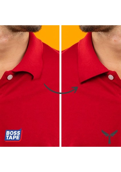 Gömlek T-Shirt Polo Yaka Düzleştirici Yapışkanlı Balin 20 Adet