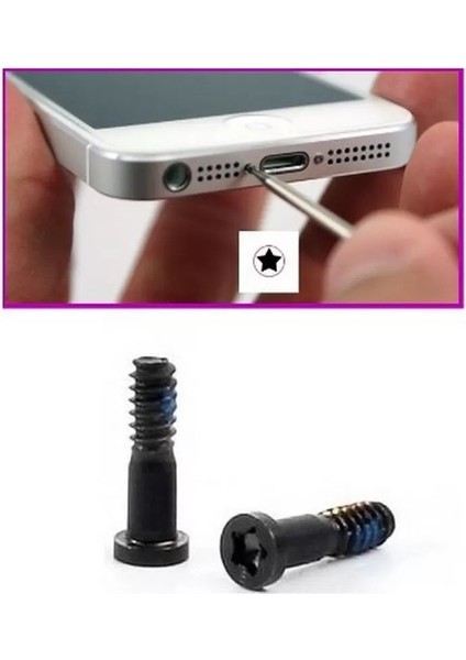 iPhone 5s Alt Vida 2'li Set Siyah