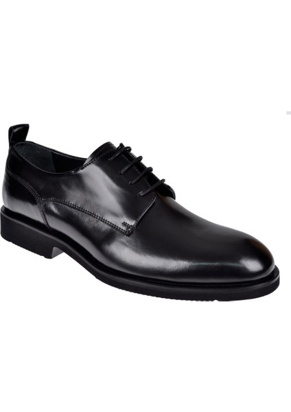 Hakiki Deri Klasik Erkek Ayakkabı PLM-2804 SİYAH AÇMA