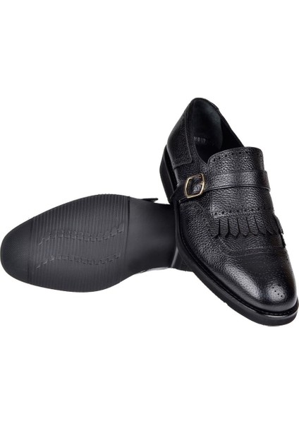 Hakiki Deri Tokalı Klasik Erkek Ayakkabı PLM-2700 SİYAH indirimleri