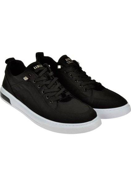 Pullman Keten Erkek Spor Ayakkabı Sneaker Ek-Vulgar Siyah