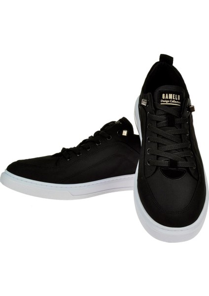 Pullman Keten Erkek Spor Ayakkabı Sneaker Ek-Vulgar Siyah