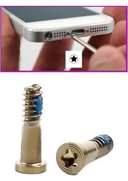 iPhone 5s Alt Vida 2'li Set Gold