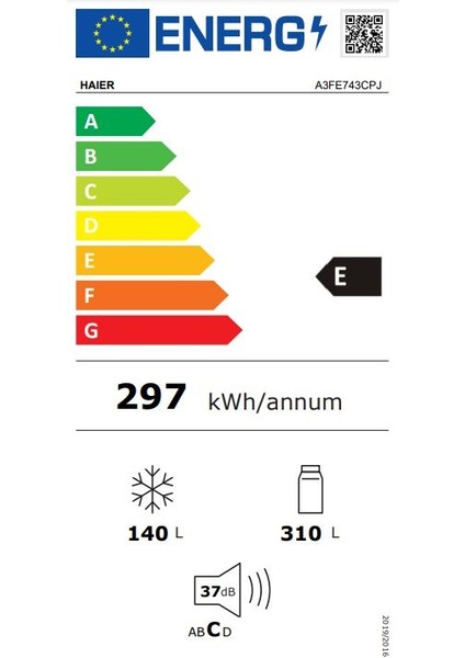 A3FE743CPJ 450 Lt No Frost Buzdolabı