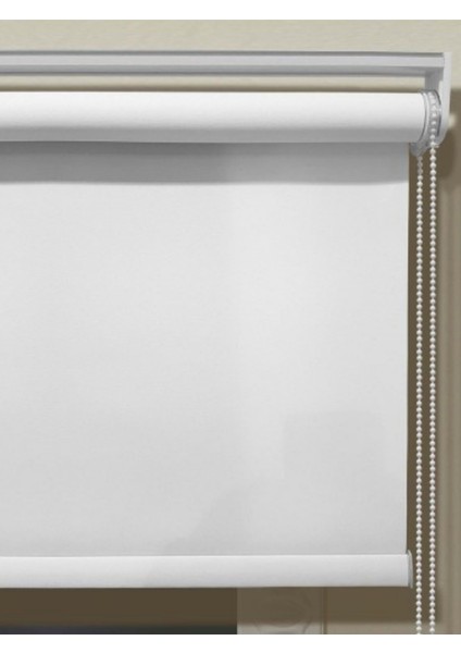 Ekonomik Polyester Stor Alüminyum Kasa Beyaz Güneşlik Stor Perde Yüksek Kaliteli - Beyaz fiyatları