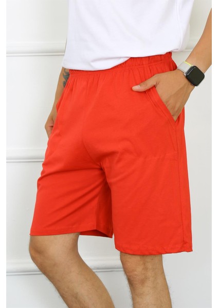 Erkek Pamuk Kırmızı Şort 27484 fiyatları