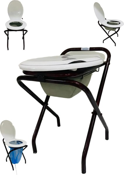 Kamp Çadır Balıkçı Komot Tuvalet Sandalyesi
