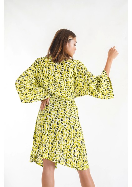 Olivie Yeşil Kadın Kimono