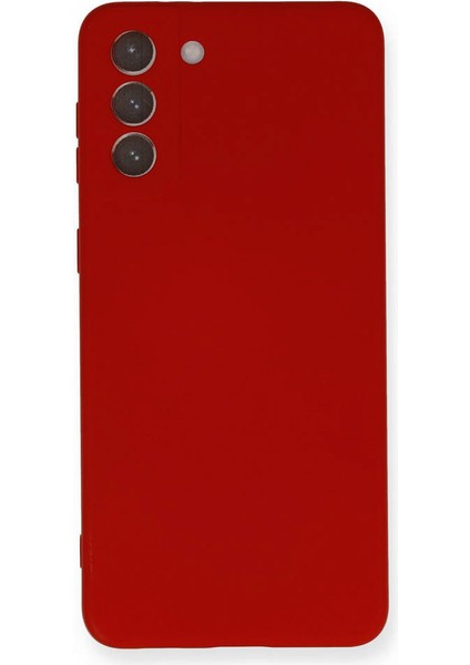 Samsung Galaxy S21 Plus Kılıf Nano Içi Kadife Silikon - Kırmızı