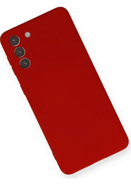 Samsung Galaxy S21 Plus Kılıf Nano Içi Kadife Silikon - Kırmızı modelleri