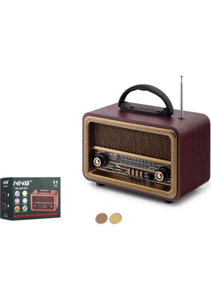 NS8070BT Nostalji Bt Speaker 200*102*145MM