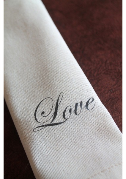 12 Adet Love Naturel Keten Servis Sunum Peçetesi fırsatları