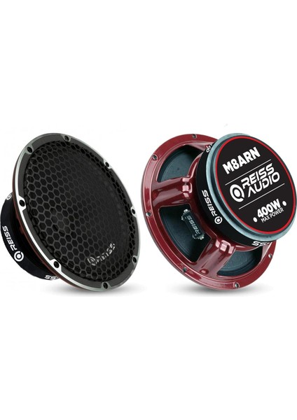 Oto Mıdrange 20CM 400W 2 Adet Reıss Audıo RS-M8ARN