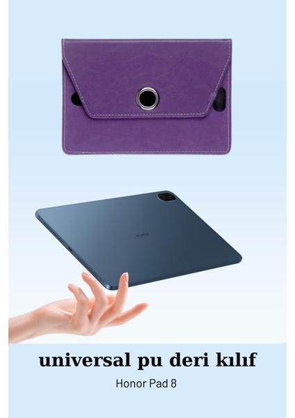 Honor Pad 8 Uyumlu Universal 12 Inç Kılıf Pu Deri Standlı Tablet Kılıf fırsatları