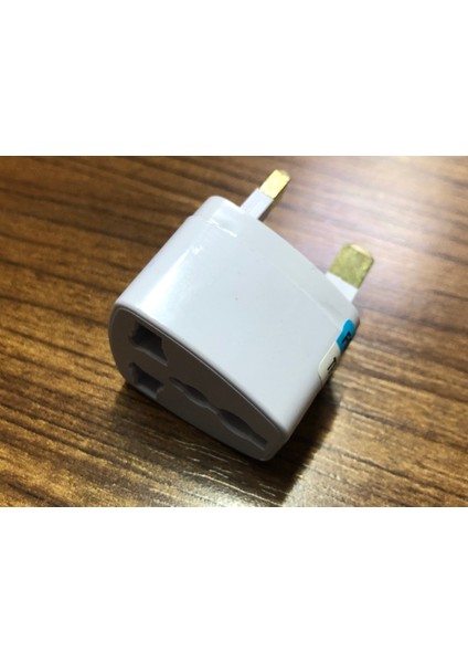 Türk Avrupa Elektrik Prizini Ingiliz Prizine Çeviren G Tipi Seyahat Adaptörü 3 Uçlu Başlık