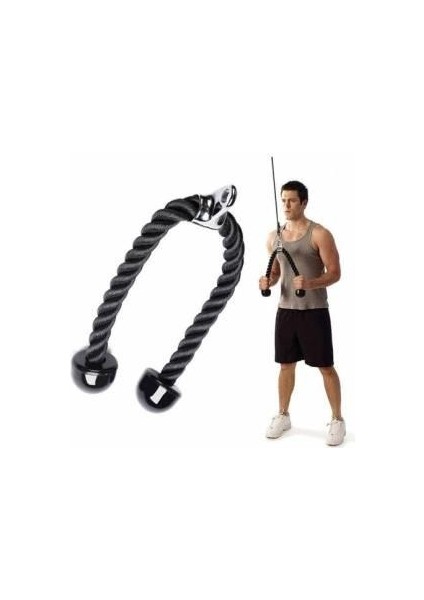 Dragondo 5096 Triceps Halatı Çekiş Halatı Profesyonel Rope Pushdown Aparatı