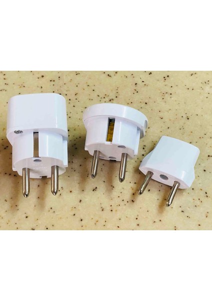 3 Tane Farklı Tip Üniversal Elektrik Prizi Dönüştürücü Seti Amerikan Ingiliz Avusturalya Singapur