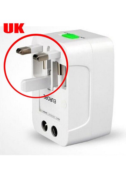 PM-2886 Unıversal Çoklu Priz Çevirici Seyahat Adaptör (125V-250V-6A-13A)