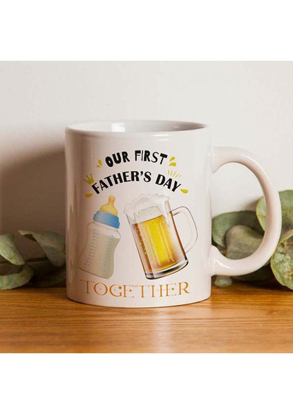 Together Biberon Baskılı Babalar Günü Kupa