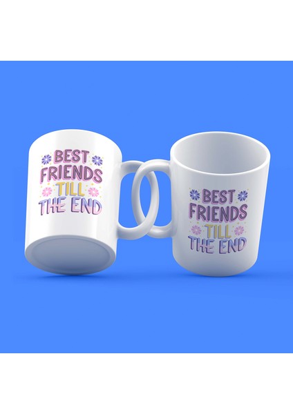 Best Friends Till The End Tasarım 2'li Kupa Seti