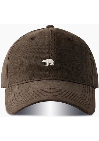 Pamuklu Beyzbol Şapkası - Kahverengi (Yurt Dışından)