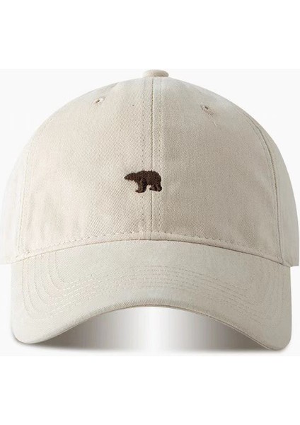Pamuklu Beyzbol Şapkası - Bej (Yurt Dışından)