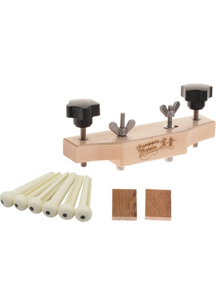 Gitar Köprüsü Dıy Luthier Araçları Için Dize Pegs Pimleri ile Kelepleme Takın (Yurt Dışından)