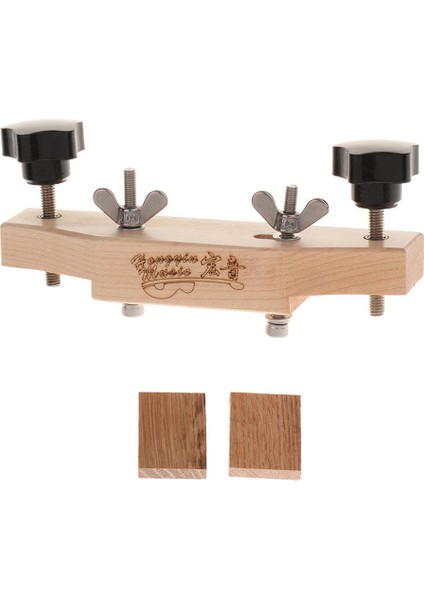 Gitar Köprüsü Dıy Luthier Araçları Için Dize Pegs Pimleri ile Kelepleme Takın (Yurt Dışından)