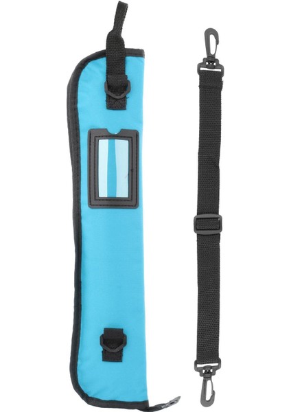 Standart Davul Çubuğu Torbası Taşınabilir Baget Taşıma Çantası Dış Mavi Için Çıkarılabilir 8 Çubuk Koy (Yurt Dışından)