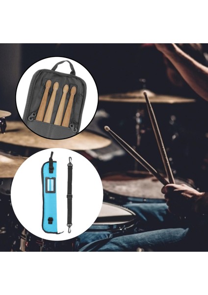 Standart Davul Çubuğu Torbası Taşınabilir Baget Taşıma Çantası Dış Mavi Için Çıkarılabilir 8 Çubuk Koy (Yurt Dışından) indirimleri