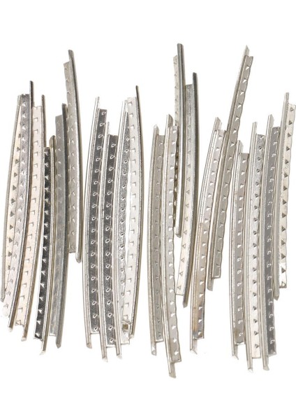 20PCS Cupronickel Ukulele Fretwires ile 4pcs Metal Ukulele Ayar Anahtarları 2R2L (Yurt Dışından)